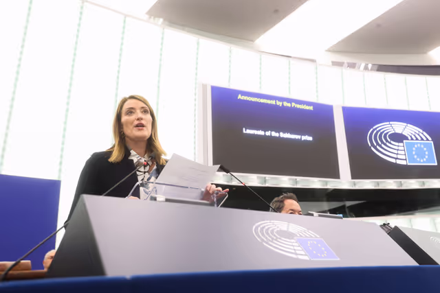 Fotografia 9: EP Plenary session - Sakharov Prize 2025: Announcement of the laureate