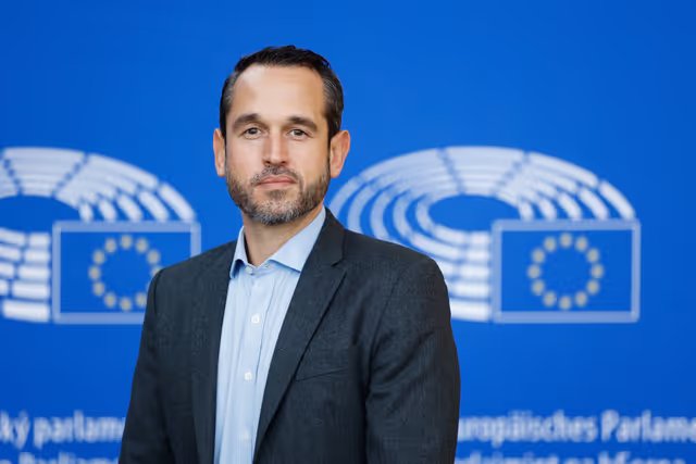 Pierre JOUVET in the EP in Strasbourg