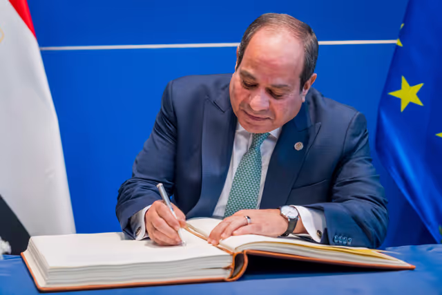 Roberta METSOLA, EP President meets with Abdel Fattah AL-SISSI, President of Egypt