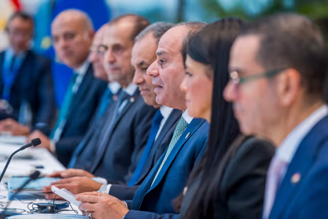 Roberta METSOLA, EP President meets with Abdel Fattah AL-SISSI, President of Egypt