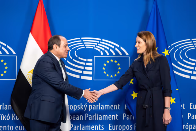 Roberta METSOLA, EP President meets with Abdel Fattah AL-SISSI, President of Egypt
