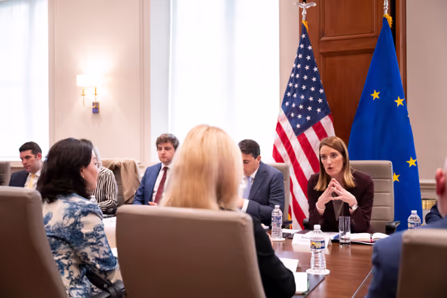 Official visit by Roberta METSOLA, EP President to Washington D.C. (United States of America) - Roundtable Discussion with US Companies, at the American Chamber of Commerce