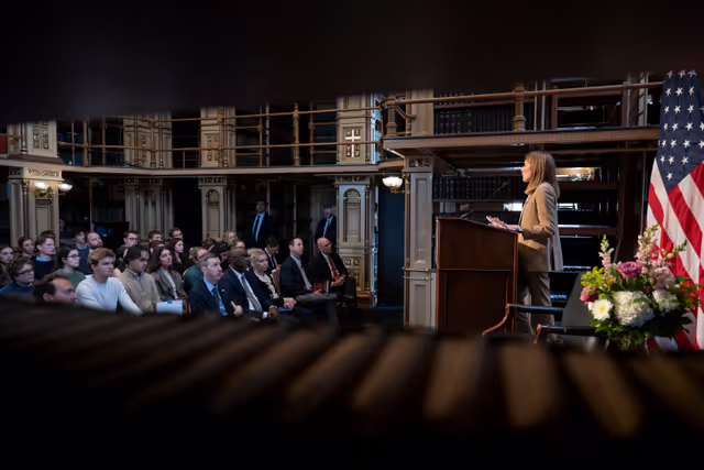 Official visit by Roberta METSOLA, EP President to Washington D.C. (United States of America) - Speech & Q&A at Georgetown University