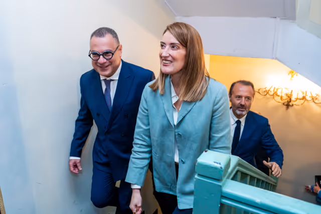 Foto 8: Official visit by Roberta METSOLA, EP President, to Rome (Italy) - Speech at the Formiche European Dinner