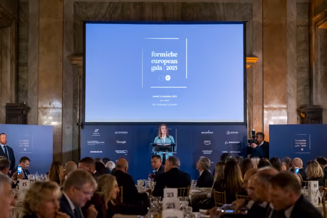 Foto 5: Official visit by Roberta METSOLA, EP President, to Rome (Italy) - Speech at the Formiche European Dinner