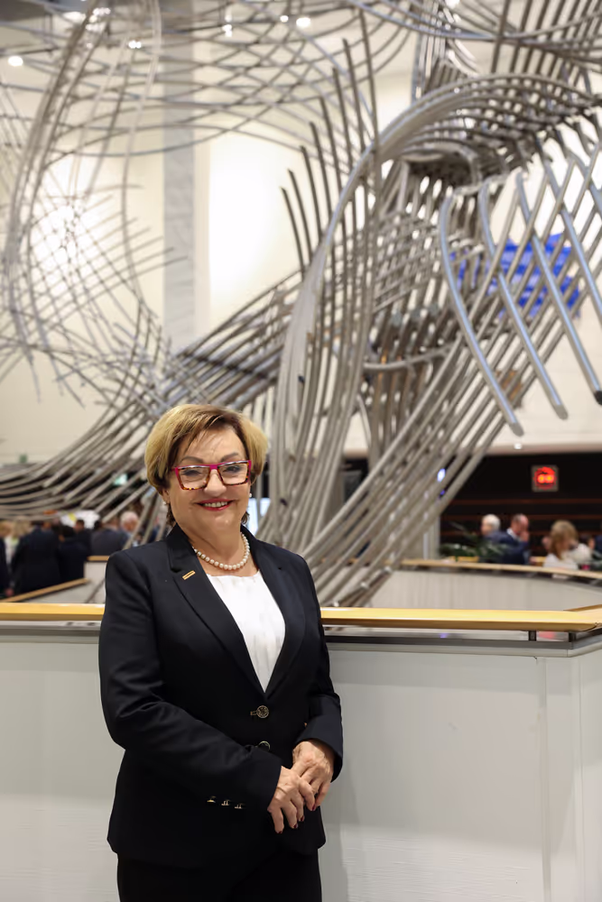 Miroslawa NYKIEL in the EP in Strasbourg
