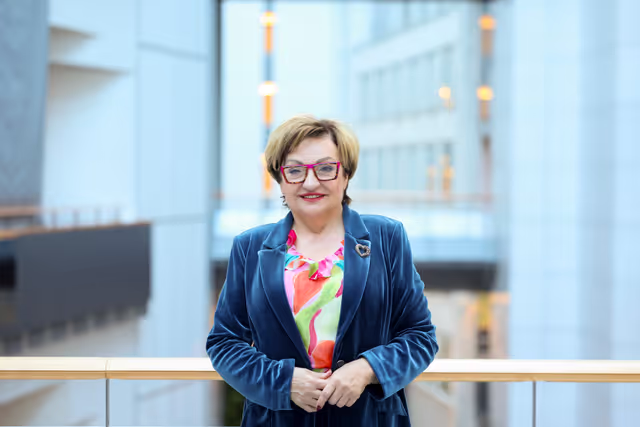 Miroslawa NYKIEL in the EP in Strasbourg