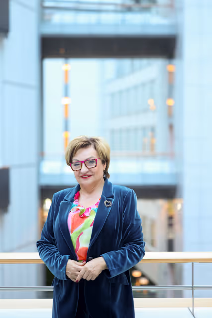 Miroslawa NYKIEL in the EP in Strasbourg