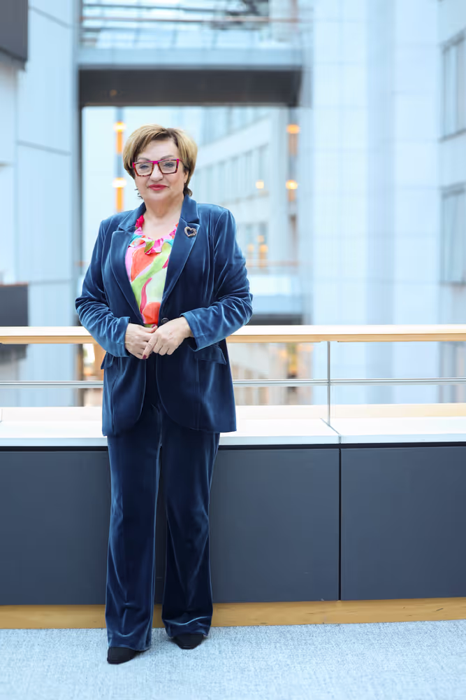 Miroslawa NYKIEL in the EP in Strasbourg