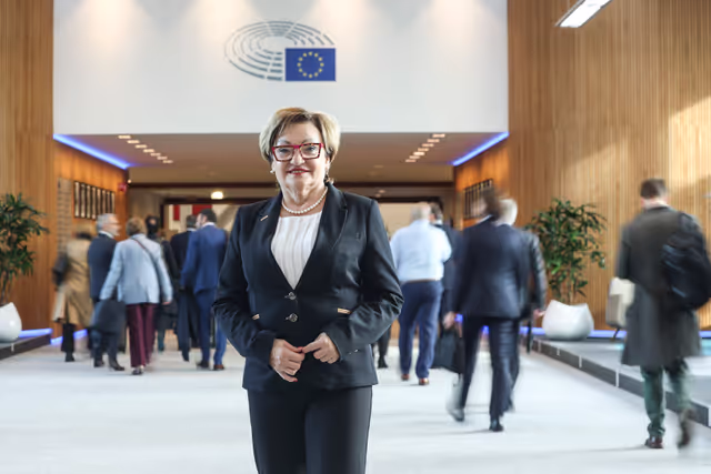 Miroslawa NYKIEL in the EP in Strasbourg