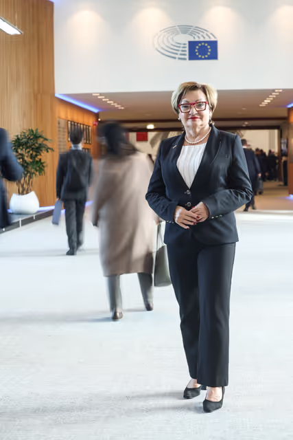 Miroslawa NYKIEL in the EP in Strasbourg