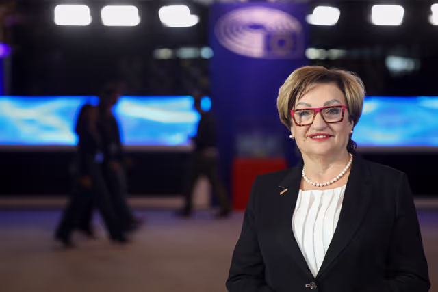 Miroslawa NYKIEL in the EP in Strasbourg