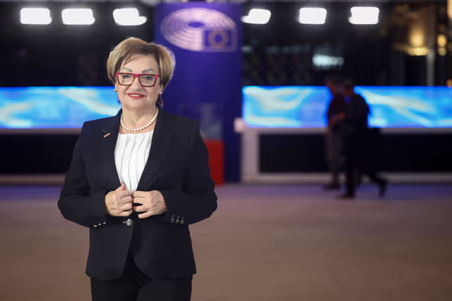 Miroslawa NYKIEL in the EP in Strasbourg