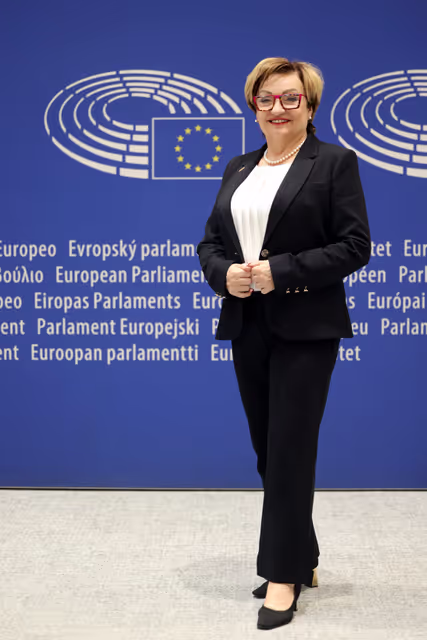Miroslawa NYKIEL in the EP in Strasbourg