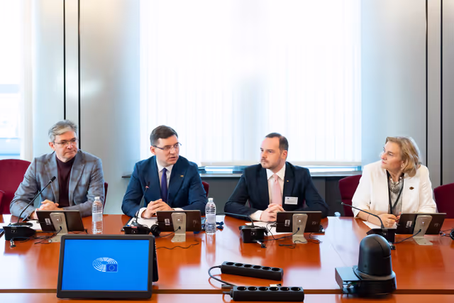 Vice-President Victor NEGRESCU meets with Alexander ROGOBETE, Romanian Health Minister