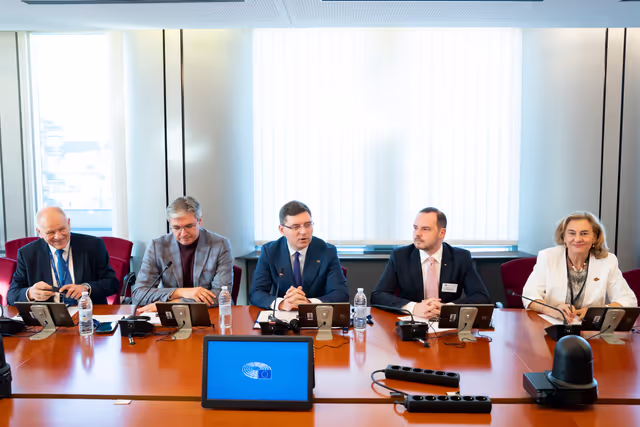 Vice-President Victor NEGRESCU meets with Alexander ROGOBETE, Romanian Health Minister