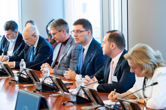 Vice-President Victor NEGRESCU meets with Alexander ROGOBETE, Romanian Health Minister