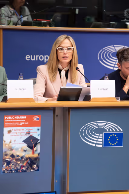 Fotografia 4: CULT - Public hearing on A European Degree: empowering students, strengthening universities, uniting Europe