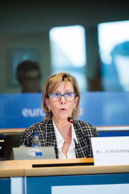 Fotografija 23: ECON -  Structured Dialogue with Maria Luís Albuquerque, Commissioner for Financial Services and the Savings and Investments Union