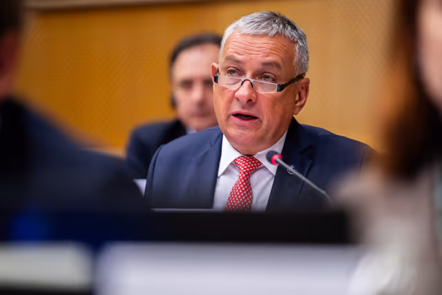 Hearing on Neighbourhood and the World (MFF6) with Commissioners Marta KOS, Dubravka SUICA and Joseph SIKELA, in the presence of ECA reporting Members Laima ANDRIKIENNE (Neighbourhood and the World), and Marek OPIOLA (EDF)