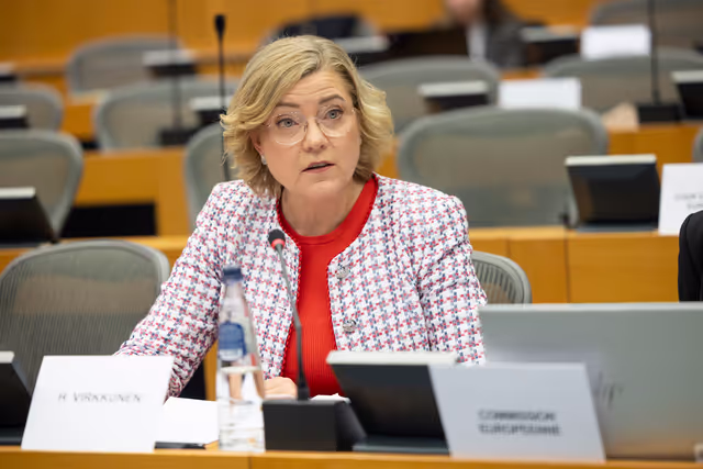 Fotografia 19: CONT - Hearing on MFF 1 and MFF 5, Security and Defence with Executive Vice-President Henna VIRKKUNEN and Commissioner Andrius KUBILIUS, in the presence of ECA reporting Members Mihails KOZLOVS (MFF Heading 1), and Marek OPIOLA (MFF Heading 5)