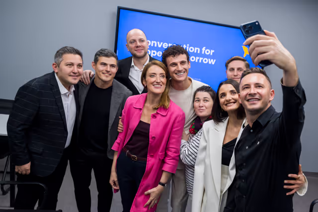 Official visit by Roberta METSOLA, EP President to Chisinau (Moldova) - Meeting with Moldovan Influencers