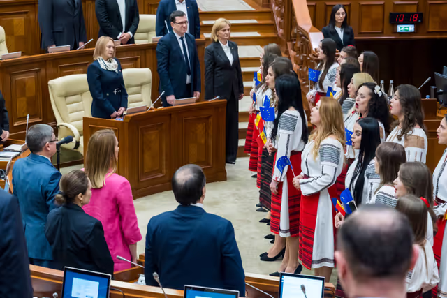 Official visit by Roberta METSOLA, EP President to Chisinau (Moldova) - Formal address by Roberta METSOLA, EP President, to the Parliament of the Republic of Moldova