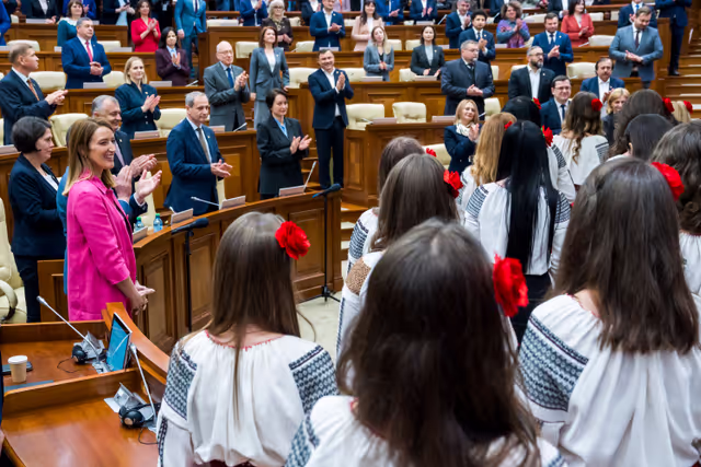 Official visit by Roberta METSOLA, EP President to Chisinau (Moldova) - Formal address by Roberta METSOLA, EP President, to the Parliament of the Republic of Moldova