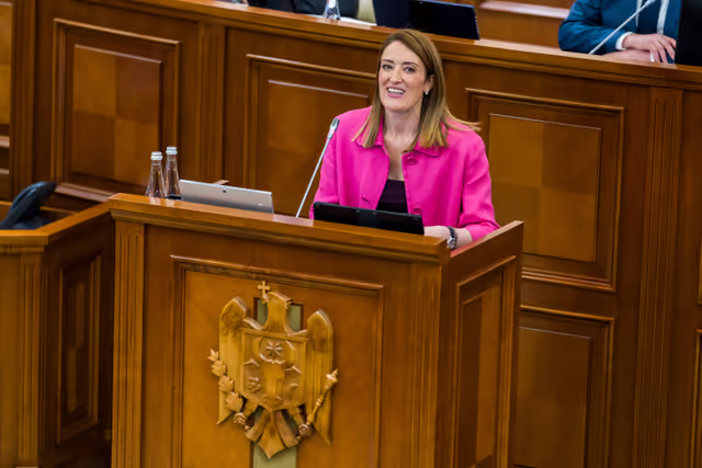 Official visit by Roberta METSOLA, EP President to Chisinau (Moldova) - Formal address by Roberta METSOLA, EP President, to the Parliament of the Republic of Moldova
