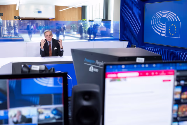 Valokuva 14: Şerban Dimitrie STURDZA in the EP in Brussels