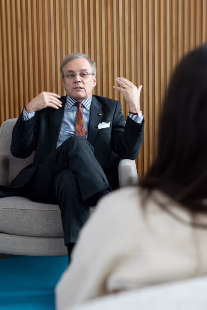 Şerban Dimitrie STURDZA in the EP in Brussels