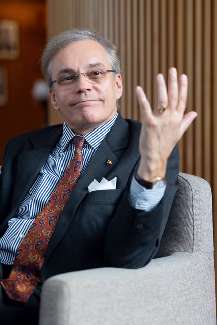 Şerban Dimitrie STURDZA in the EP in Brussels