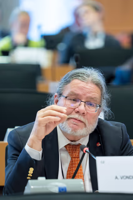 Photo 12: ENVI - Presentation by Jessika Roswall, Commissioner for Environment, Water Resilience and a Competitive Circular Economy of the Commission proposal on the Amending Regulation (EU) 2023/1115 as regards certain obligations of operators and traders