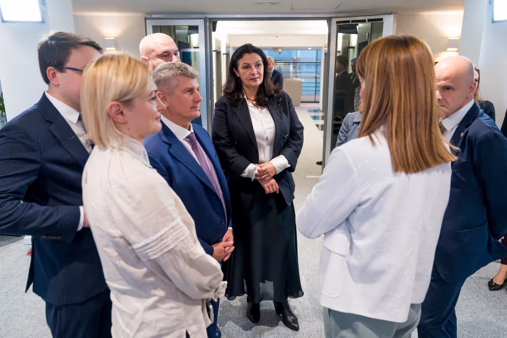Roberta METSOLA, EP President meets with Ukrainian Delegation to the Ukraine-EU Parliamentary Association Committee (PAC)