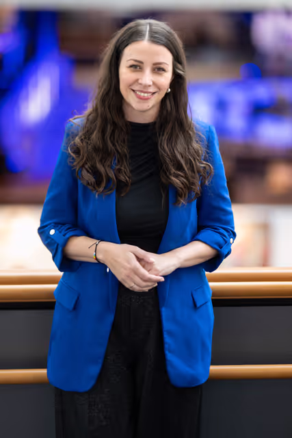 Foto 3: Irena JOVEVA in the EP in Brussels