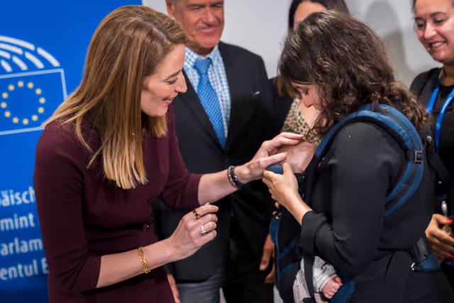 Press point on proxy voting in plenary for Members during pregnancy and after giving birth