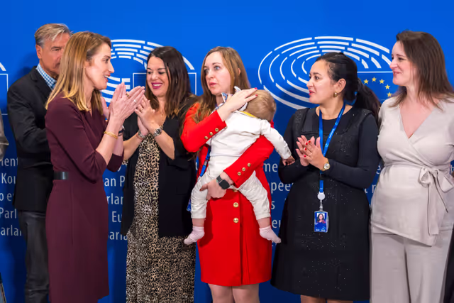 Press point on proxy voting in plenary for Members during pregnancy and after giving birth