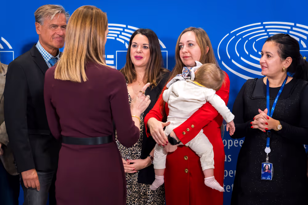 Press point on proxy voting in plenary for Members during pregnancy and after giving birth