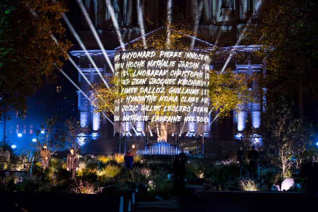 Official visit by Roberta METSOLA, EP President to Paris (France) - Ceremony for the victims of November 13th attacks