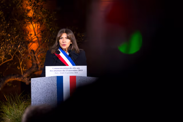 Official visit by Roberta METSOLA, EP President to Paris (France) - Ceremony for the victims of November 13th attacks