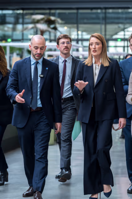 Official visit by Roberta METSOLA, EP President to Paris (France) - Visit of the  Station F and meeting with startups