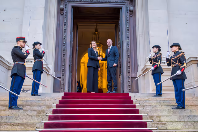 Official visit by Roberta METSOLA, EP President to Paris (France) - Meeting with Jean-Noël BARROT, Minister for Europe and Foreign Affairs of France