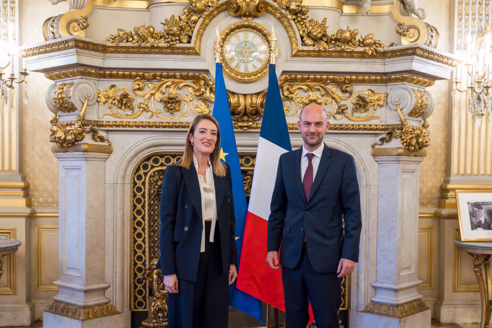 Official visit by Roberta METSOLA, EP President to Paris (France) - Meeting with Jean-Noël BARROT, Minister for Europe and Foreign Affairs of France