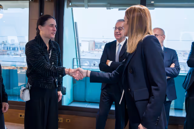 Official visit by Roberta METSOLA, EP President to Paris (France) - Meeting with business learders organised by MEDEF