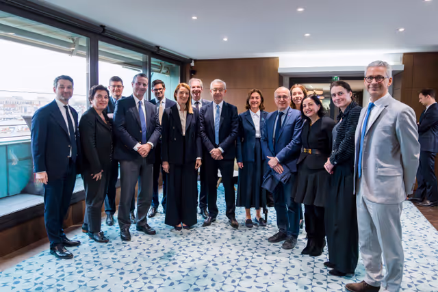 Official visit by Roberta METSOLA, EP President to Paris (France) - Meeting with business learders organised by MEDEF