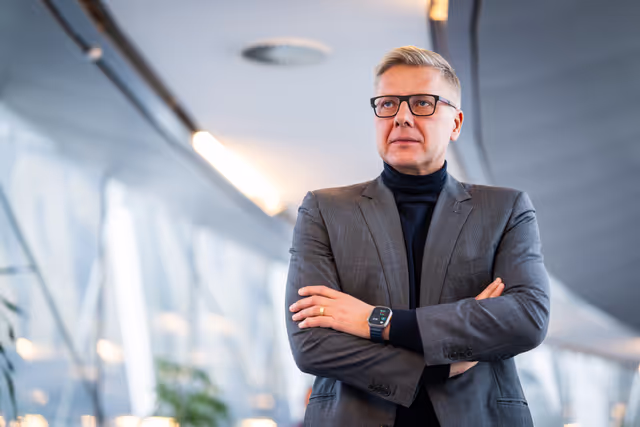 Valokuva 11: Nils USAKOVS in the EP in Brussels