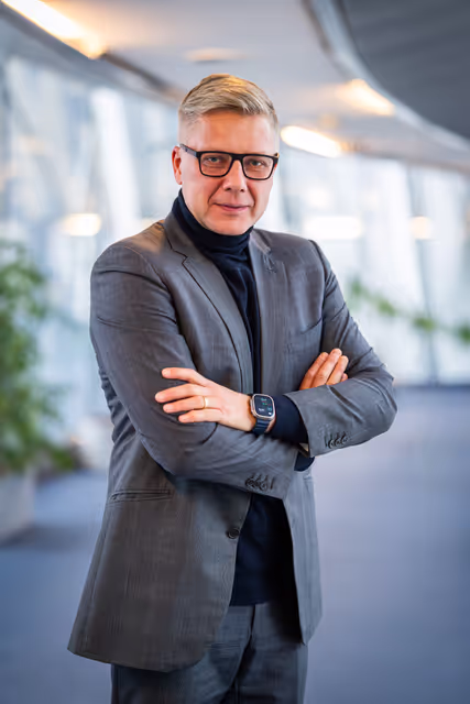 Valokuva 2: Nils USAKOVS in the EP in Brussels