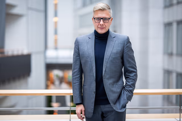 Valokuva 8: Nils USAKOVS in the EP in Brussels