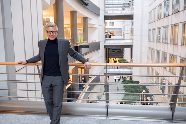 Valokuva 9: Nils USAKOVS in the EP in Brussels