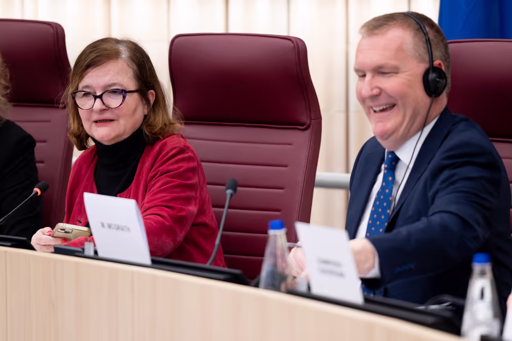 EUDS - Presentation by Michael McGrath, Commissioner for Democracy, Justice, the Rule of Law and Consumer Protection, McGrath of the Communication on the European Democracy Shield